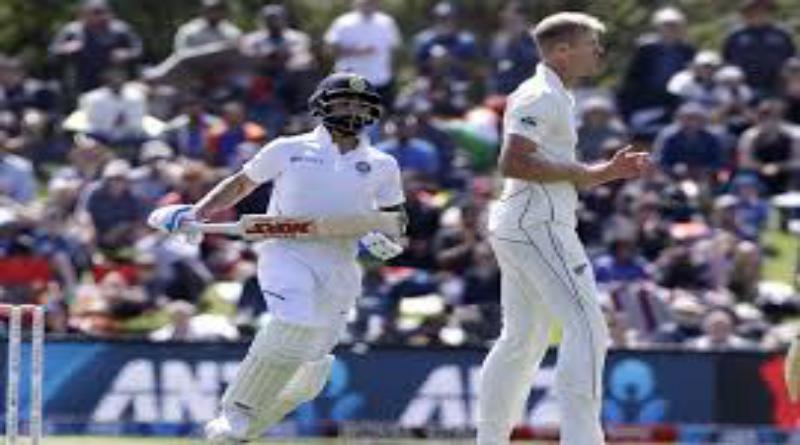 टीम इंडिया ने 63 ओवर खेलकर, 242 रन पर ऑल आउट, जैमीसन ने भारतीय बल्लेबाजों पर बरपाया कहर.