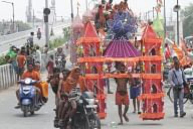 कांवड़ियों को रोकने के लिए, उत्तराखंड में हरिद्वार जिले की सीमाएं सील