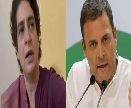 राहुल गांधी ने बहन प्रियंका गांधी की हिरासत पर बोलते हुए कहा निडर और सच्चे कांग्रेसी हार नहीं मानेंगे