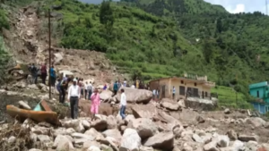 cloud burst in tehri 21 aug 2024