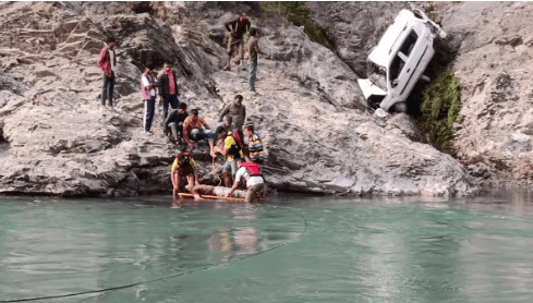 विकासनगर में छिबरौ पावर हाउस के पास कार खाई में गिरने से हिमाचल के युवक की मौत