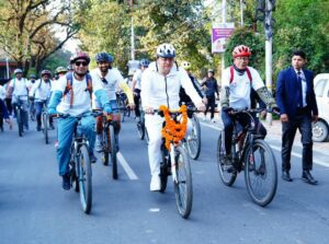 dhami cycling - fit india movement 2025