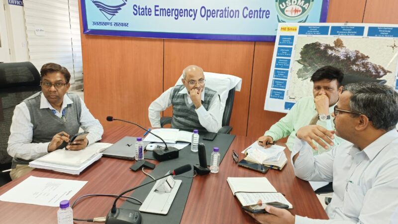 डीडीएमपी और हीट वेव से निपटने की तैयारियों पर सचिव आपदा प्रबंधन ने दिए निर्देश