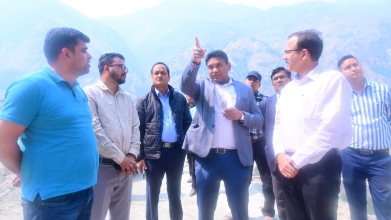 चारधाम यात्रा मार्ग का स्वास्थ्य सचिव डॉ. आर. राजेश कुमार ने किया पुनः निरीक्षण