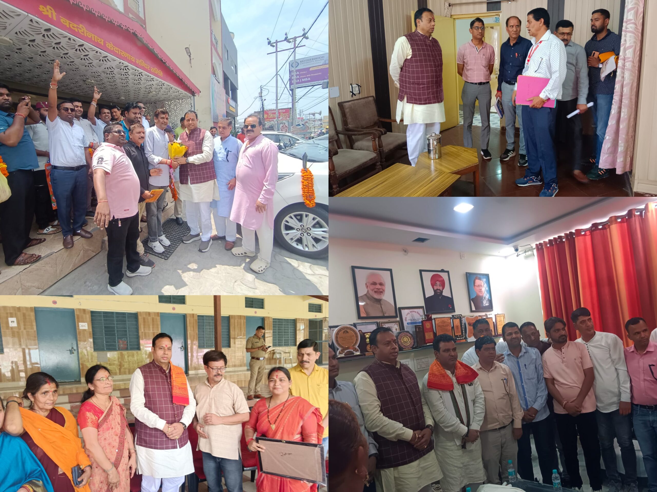 बीकेटीसी अध्यक्ष हेमंत द्विवेदी का ऋषिकेश से श्रीनगर तक स्वागत, विश्रामगृहों का किया निरीक्षण