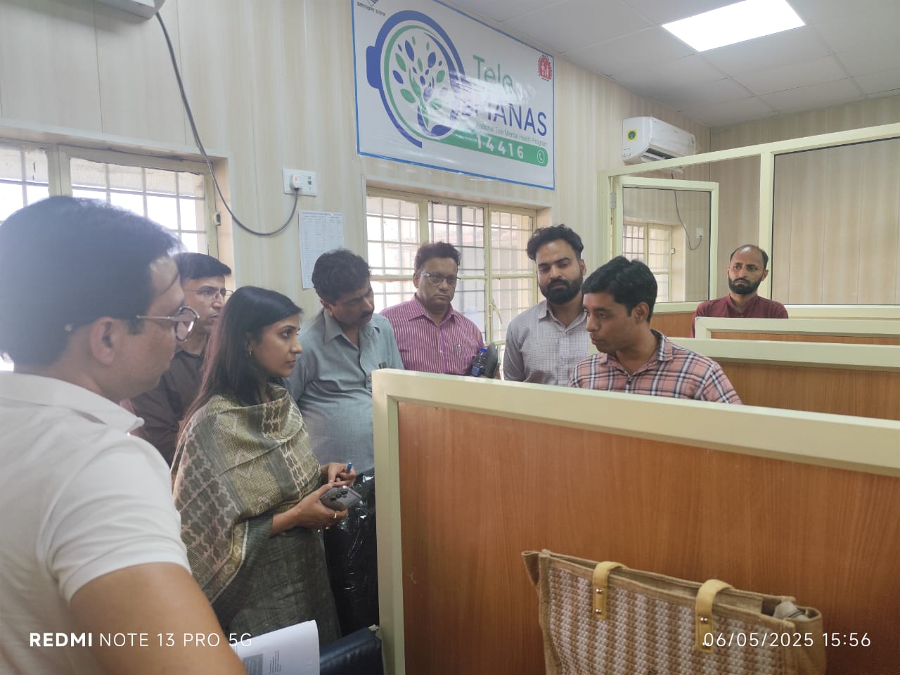 टेली-मानस की प्रगति का SMHI सेलाकुई में मिशन निदेशक ने लिया जायजा