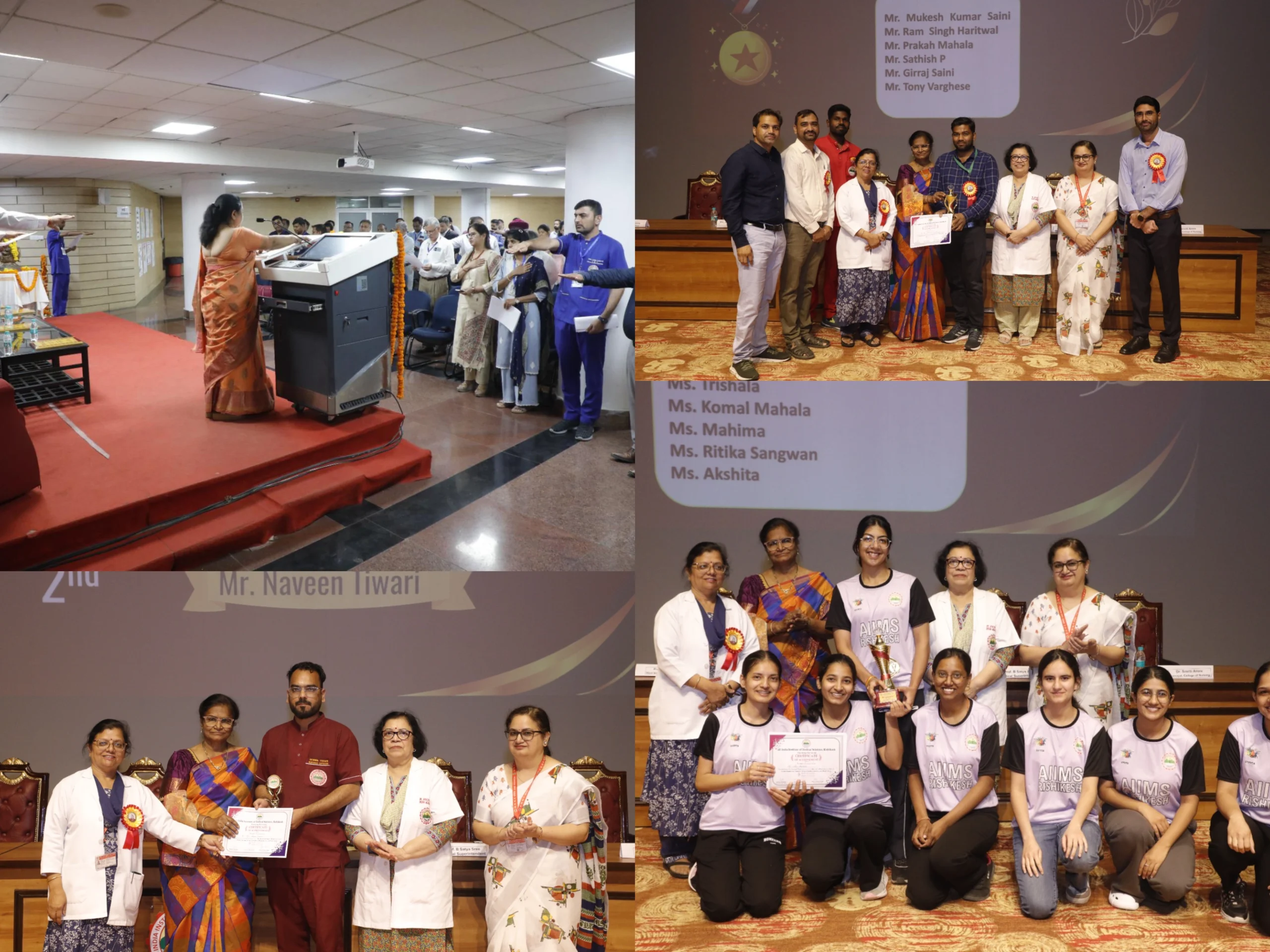 एम्स ऋषिकेश में नर्सिंग एक्सीलेंस अवार्ड के साथ रोगी सुरक्षा सम्मेलन का सफल आयोजन, हेल्थकेयर में बेहतर सेवाओं पर दिया गया जोर