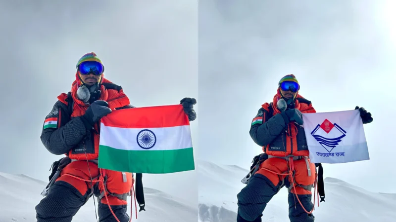 रुड़की के सूबेदार अंकुर रावत ने फिर रचा इतिहास, दूसरी बार एवरेस्ट पर फहराया तिरंगा