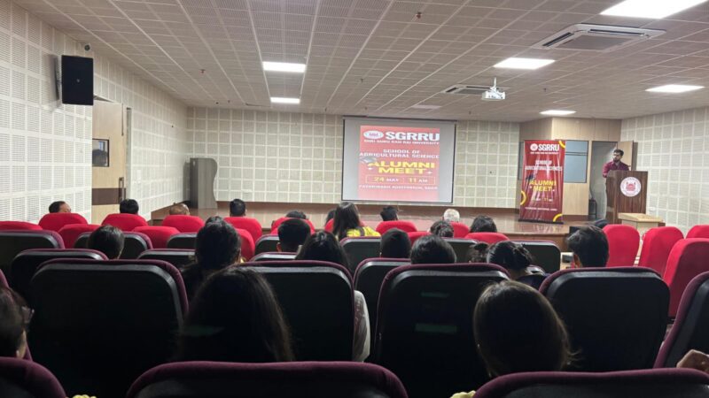 SGRRU एलुमनी मीट 2025: जब एक मंच पर मिले अधिकारी, शिक्षक और एंटरप्रेन्योर पूर्व छात्र