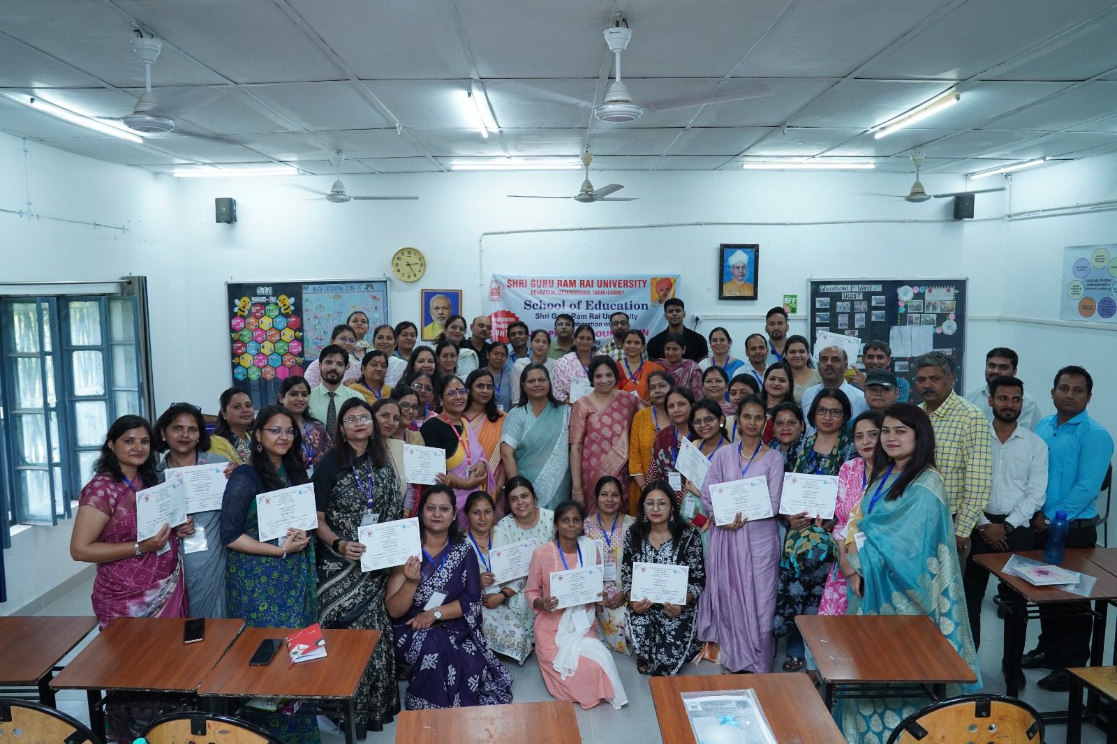 शोध सीखने की राह पर एसजीआरआर स्कूलों के शिक्षक, विश्वविद्यालय में हुई तीन दिवसीय कार्यशाला ने दिखाई नई दिशा