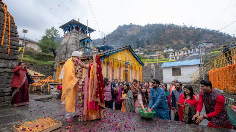 त्रिजुगीनारायण बना डेस्टिनेशन वेडिंग का केंद्र, इस साल अब तक 500 से अधिक शादियां