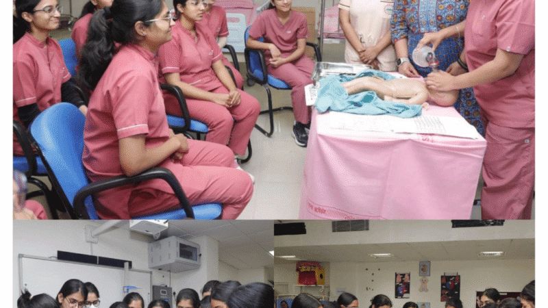नवजात की जान बचाने के इन तरीकों को नर्सिंग छात्रों ने खुद आजमाया, एम्स ऋषिकेश में हुई खास कार्यशाला