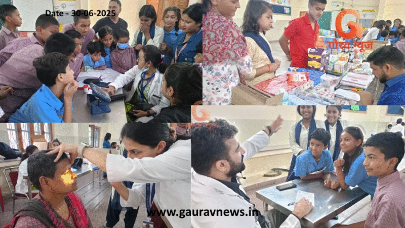 महंत इन्दिरेश अस्पताल की मेडिकल टीम ने बच्चों का किया स्वास्थ्य परीक्षण, बाल आश्रम में लगा निःशुल्क शिविर