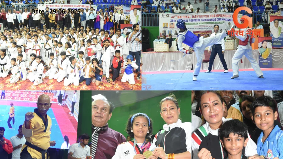 आज खत्म हुई 42वीं नेशनल ताइक्वांडो और 28वीं पूमसे ताइक्वांडो चैंपियनशिप