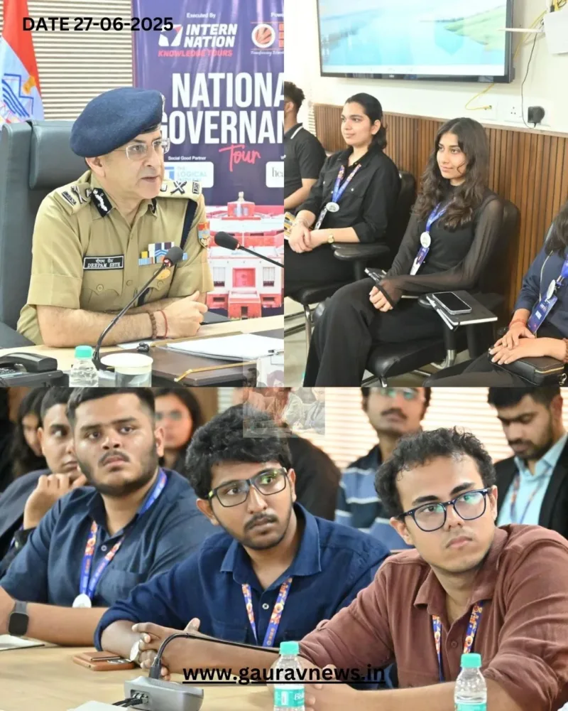 पुलिस मुख्यालय में छात्रों से उत्तराखंड के डीजीपी का खुला संवाद