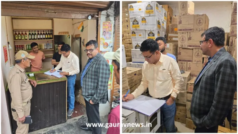 नैनीताल में एडीएम ने की छापेमारी, दो शराब दुकानों का काटा चालान
