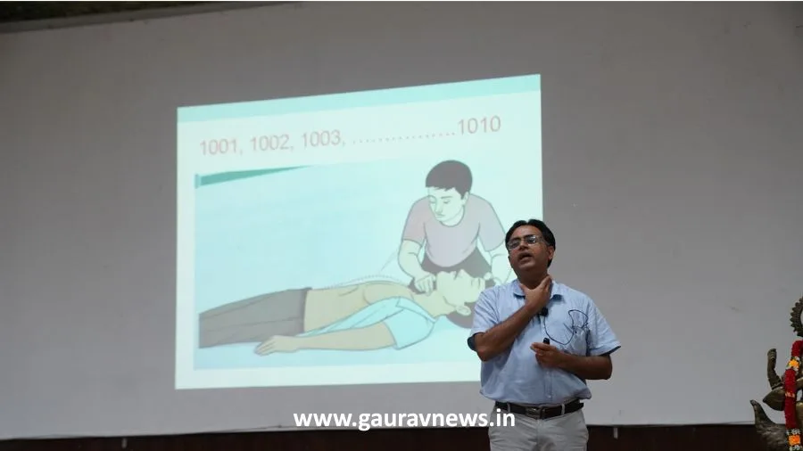 महंत इन्दिरेश अस्पताल में सीपीआर और कार्डियक लाइफ सपोर्ट पर डॉक्टरों के लिए आयोजित कार्यशाला