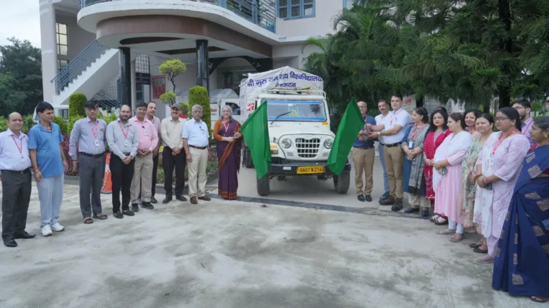 राहत : श्री गुरु राम राय विश्वविद्यालय ने थराली आपदा पीड़ितों के लिए भेजी सामग्री