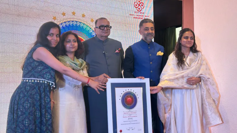 उत्तराखण्ड ग्राम्य विकास विभाग को मिला स्कॉच अवार्ड 2025 का सम्मान
