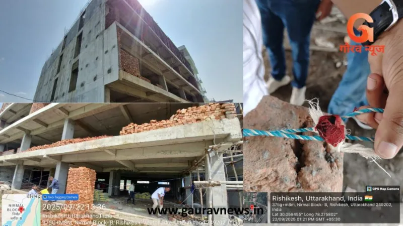 ऋषिकेश में एमडीडीए ने अवैध बहुमंजिला निर्माण किया सील