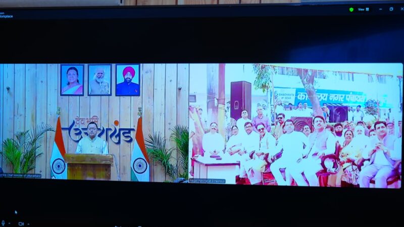 गदरपुर-दिनेशपुर-मटकोटा-हल्द्वानी सड़क पुनर्निर्माण एवं चौड़ीकरण कार्य का शिलान्यास