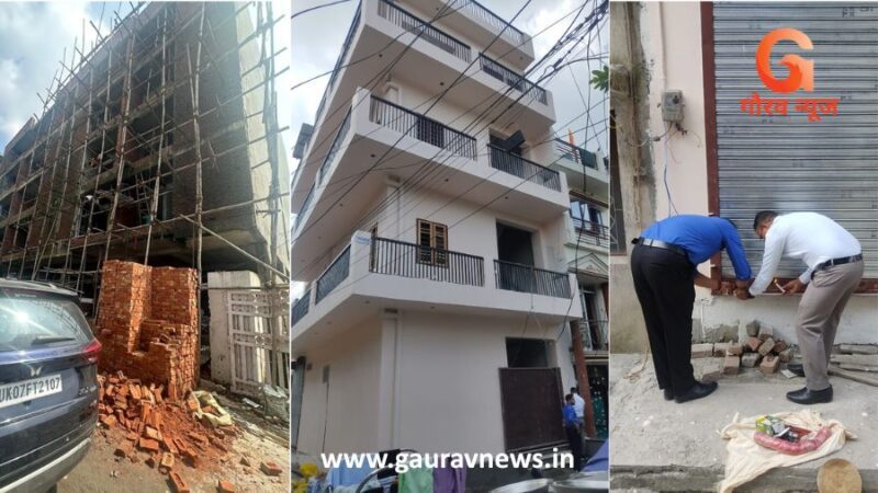 एमडीडीए ने अवैध निर्माणों पर कड़ा रुख – कई बहुमंजिला भवन सील