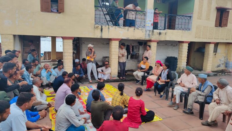 आज देहरादून में आदि कर्मयोगी अभियान के पहले चरण की ग्राम सभाओं का हुआ आयोजन