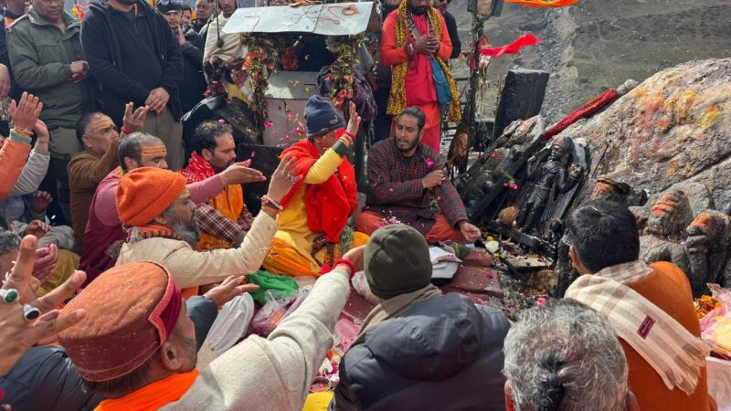 केदारनाथ धाम के रक्षक भगवान भकुंट भैरवनाथ मंदिर शीतकाल के लिए बंद