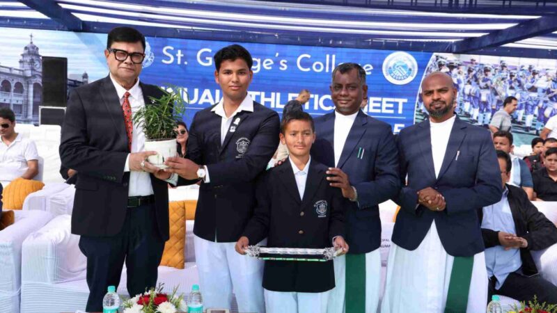 St. George’s College में वार्षिक एथलेटिक्स मीट 2025, मार्थिन्स हाउस ओवरऑल चैंपियन