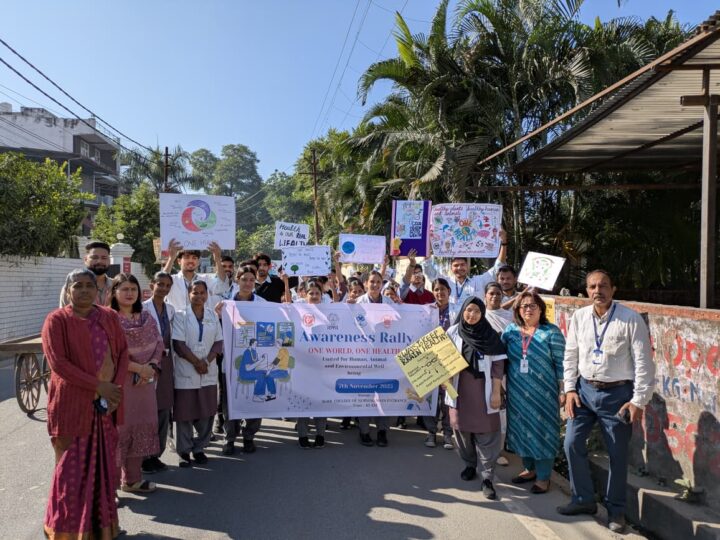 ‘वन हेल्थ वन नेशन’ विषय पर एसजीआरआर मेडिकल कॉलेज और आईसीएमआर की जागरूकता रैली