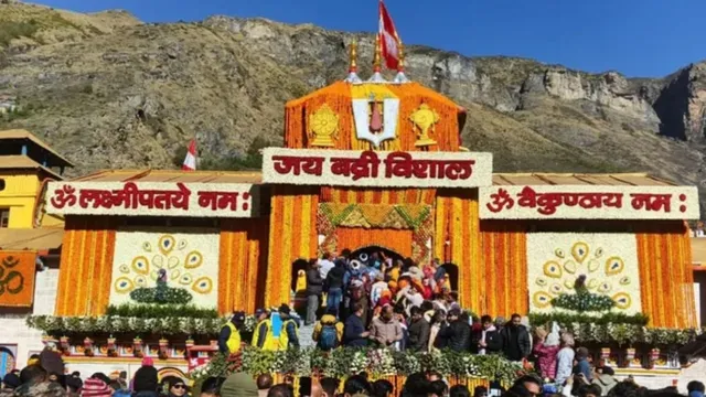 बदरीनाथ धाम में श्रद्धालुओं की बढ़ी भीड़, 69 हजार से अधिक ने किए दर्शन